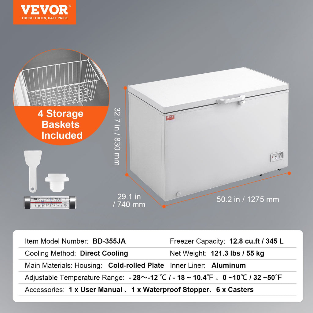 Šaldymo dėžė VEVOR BD-355JA, 345 L