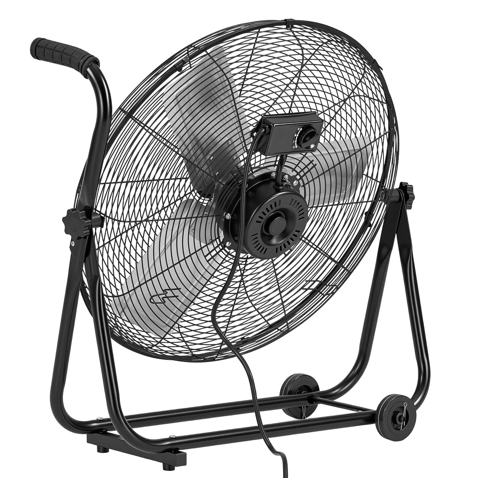 Pramoninis būgninis ventiliatorius VEVOR HIFANXSTANDMETAL24RC, 7500 CFM