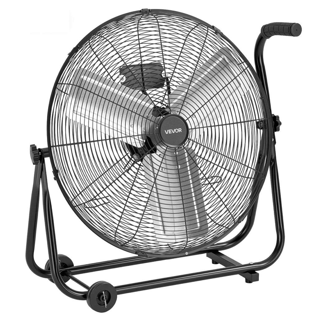 Pramoninis būgninis ventiliatorius VEVOR HIFANXSTANDMETAL24RC, 7500 CFM