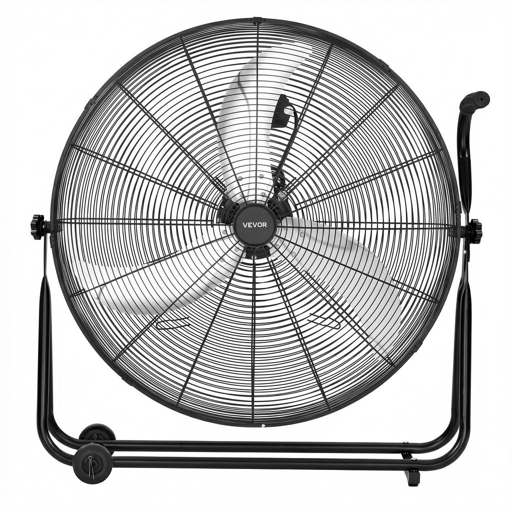 Pramoninis būgninis ventiliatorius VEVOR HIFANXSTANDMETAL30RC, 12000 CFM