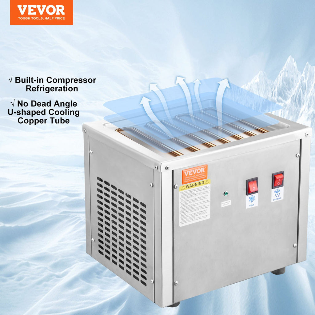 Ledų ritinėlių gaminimo aparatas VEVOR CBJF-1DC280, 280 x 240 mm