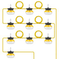 Statybinė LED girlianda VEVOR HY-CSL10-2Y-ES01, 30,5 m