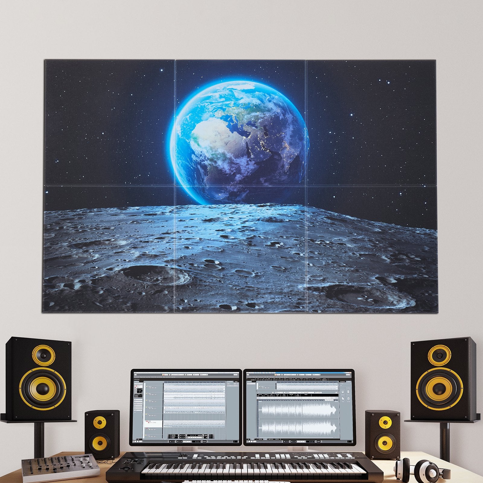Akustinės sienų panelės VEVOR LYPE60606, 6 vnt. komplektas