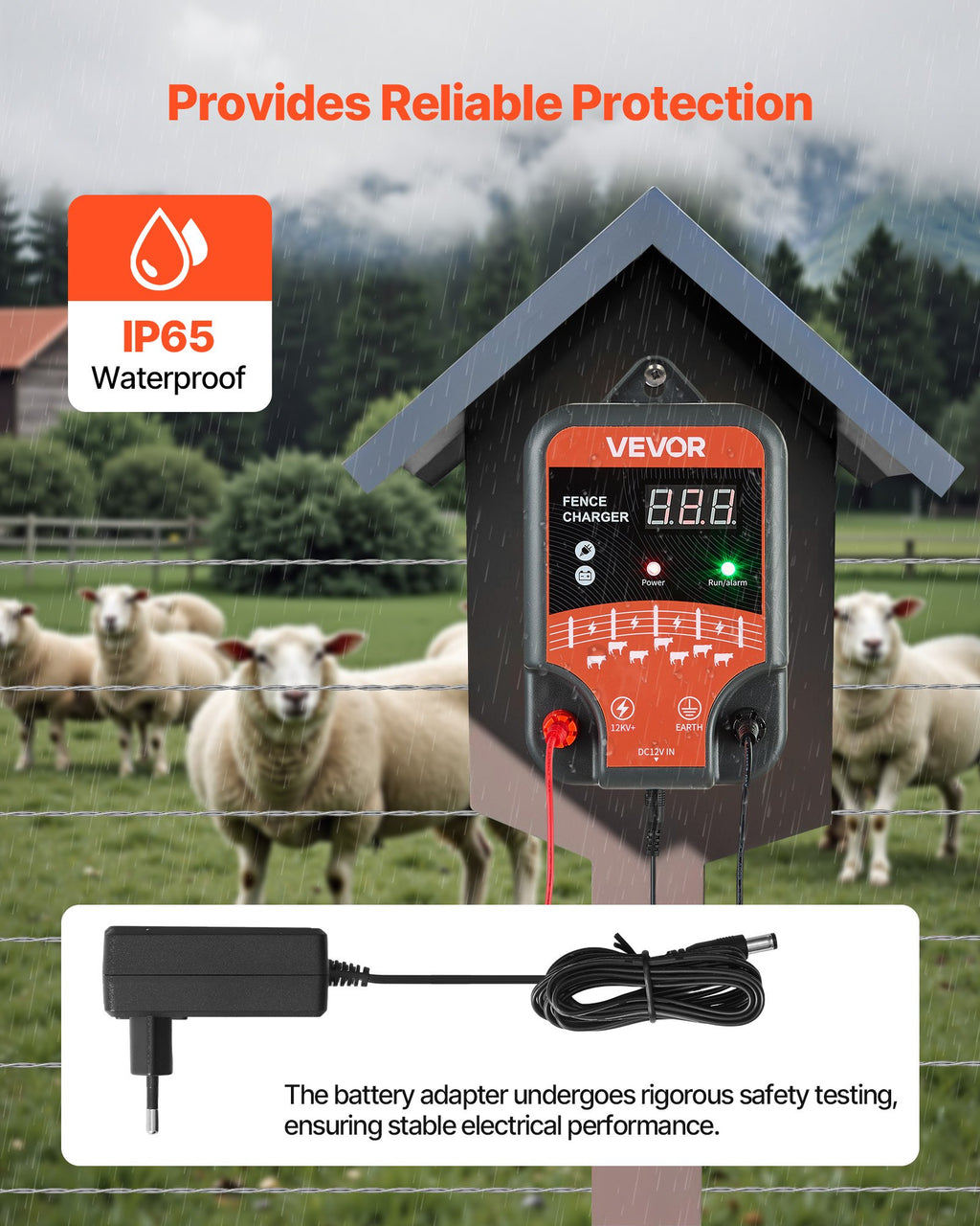 Elektrinis piemuo VEVOR TT-P4, 3 J
