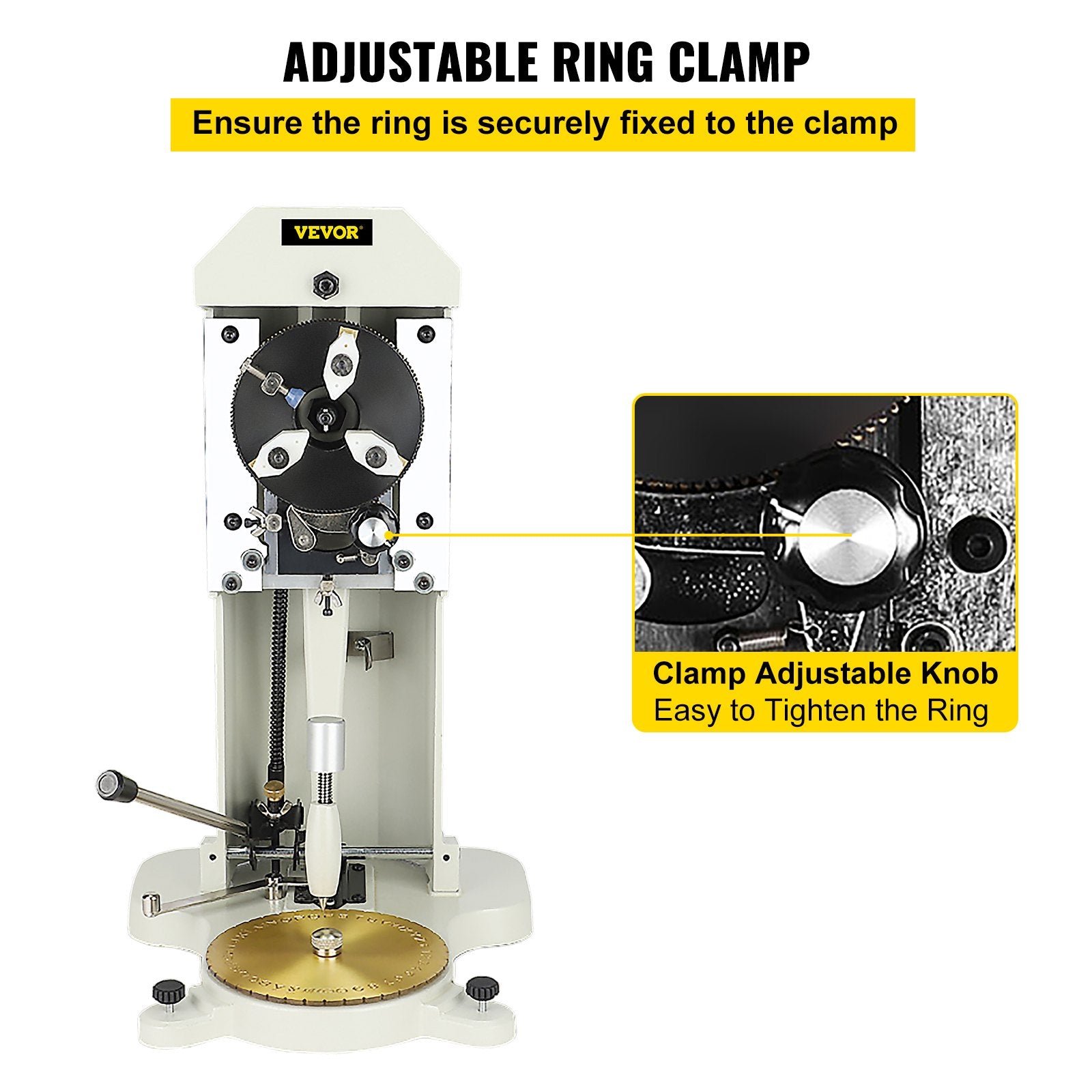 Žiedų graviravimo staklės VEVOR Inside Ring Engraver, 1,5–2,0 mm simboliai