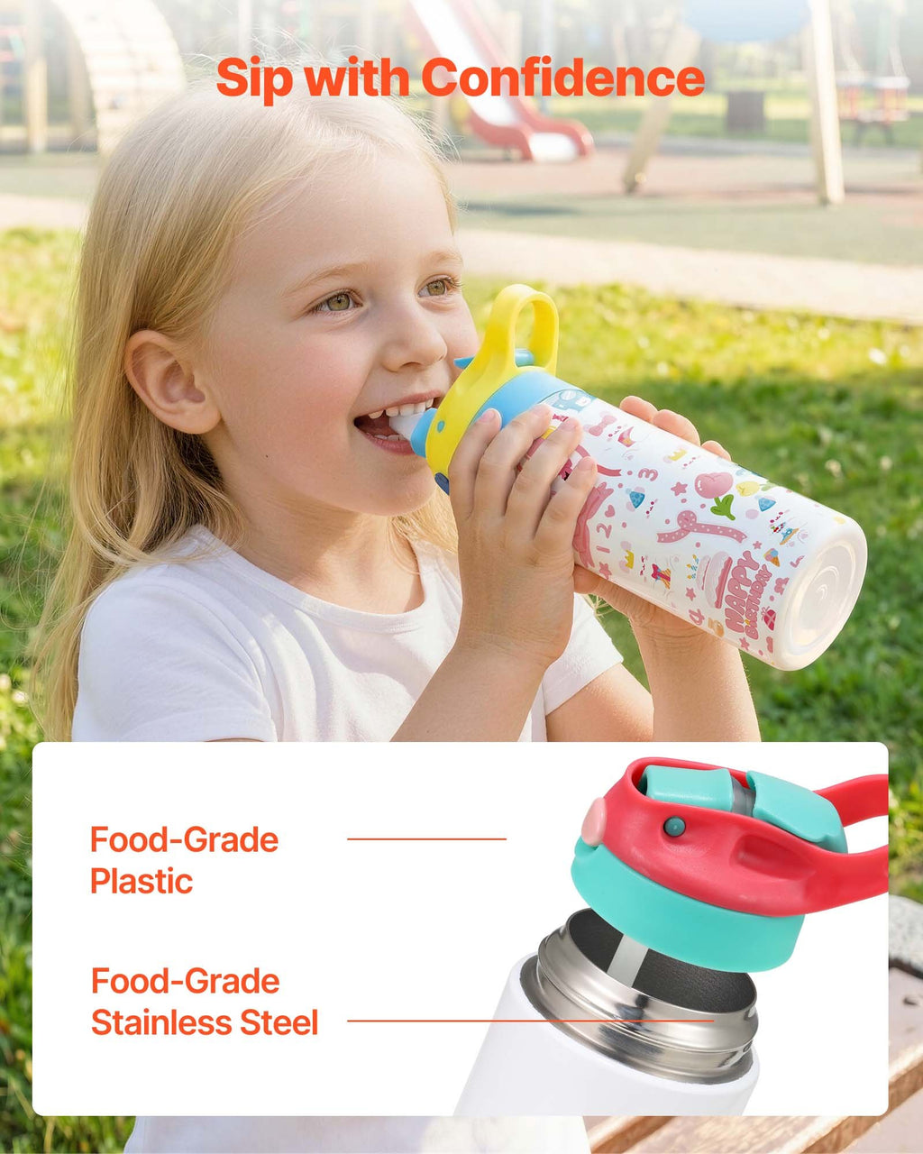 Sublimaciniai puodeliai vaikams VEVOR G12H0T3B, 355 ml, 12 vnt.