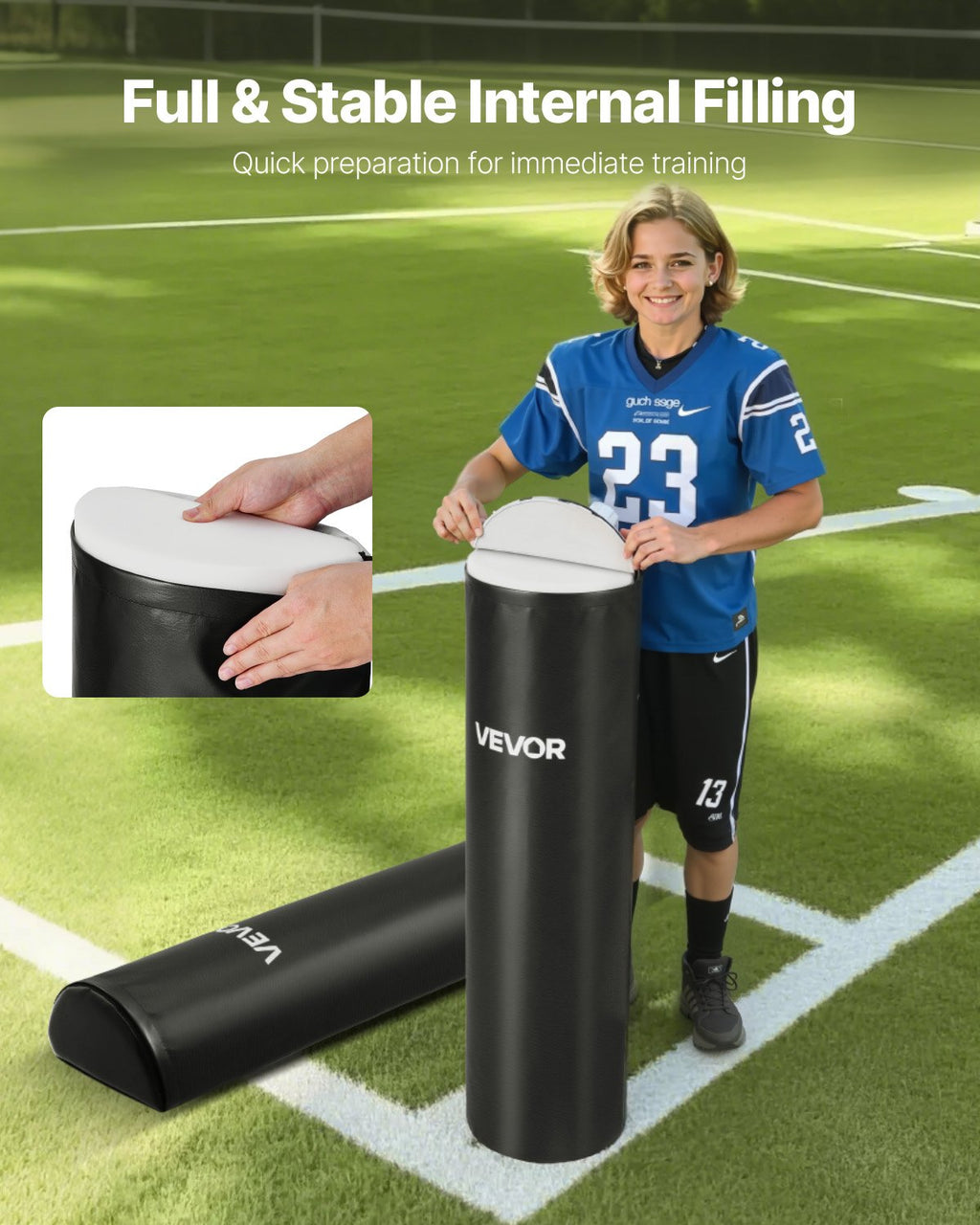 Futbolo treniruočių manekenai VEVOR NTRLZQ-001, 108 cm, 2 vnt.