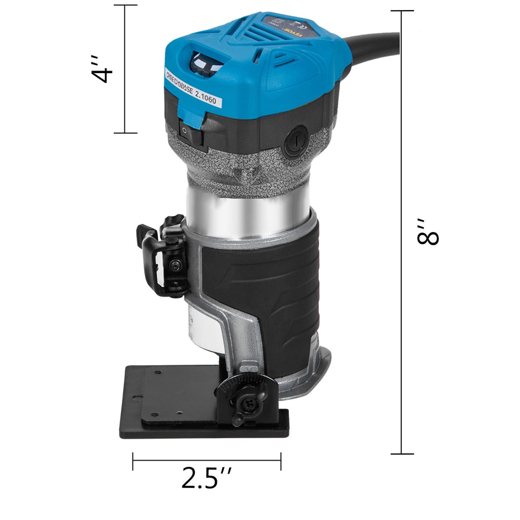 Rankinis frezeris VEVOR 800W, 30 000 sūk./min.