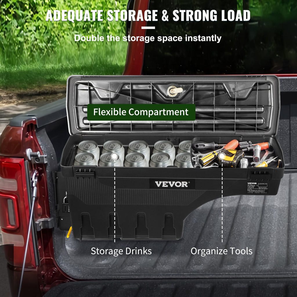 Pikapo kėbulo daiktadėžė VEVOR Dodge Ram 1500 (2019-2021), 25 l