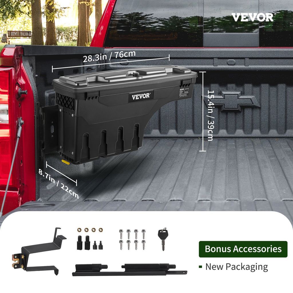 Pikapo kėbulo daiktadėžė VEVOR Chevrolet Silverado 1500 / GMC Sierra 1500 (2019-2020), 25 l