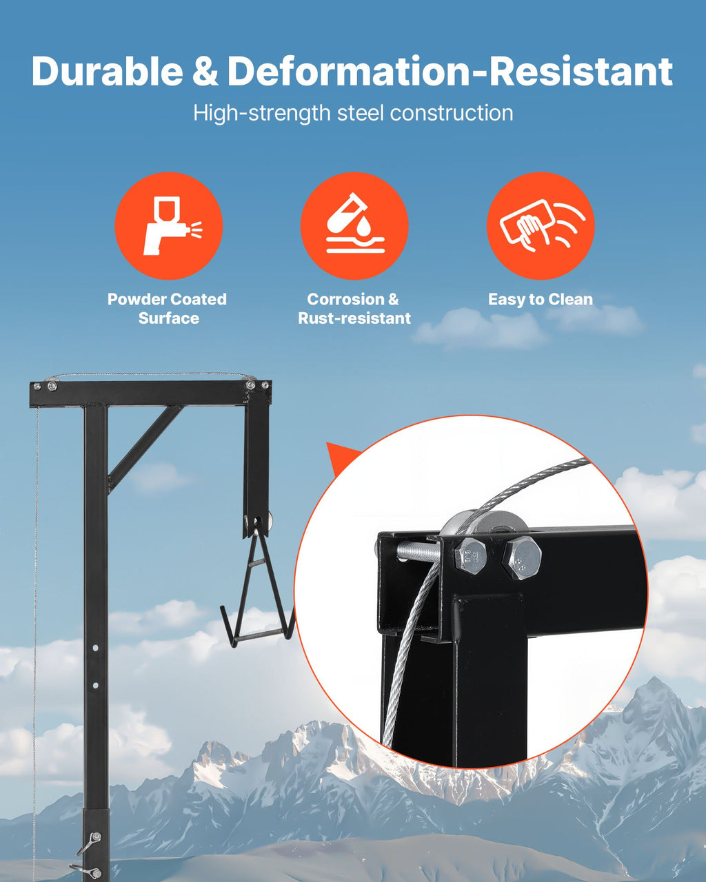 Žvėrienos pakėlėjas VEVOR HXCZDJ-11, 136 kg keliamoji galia