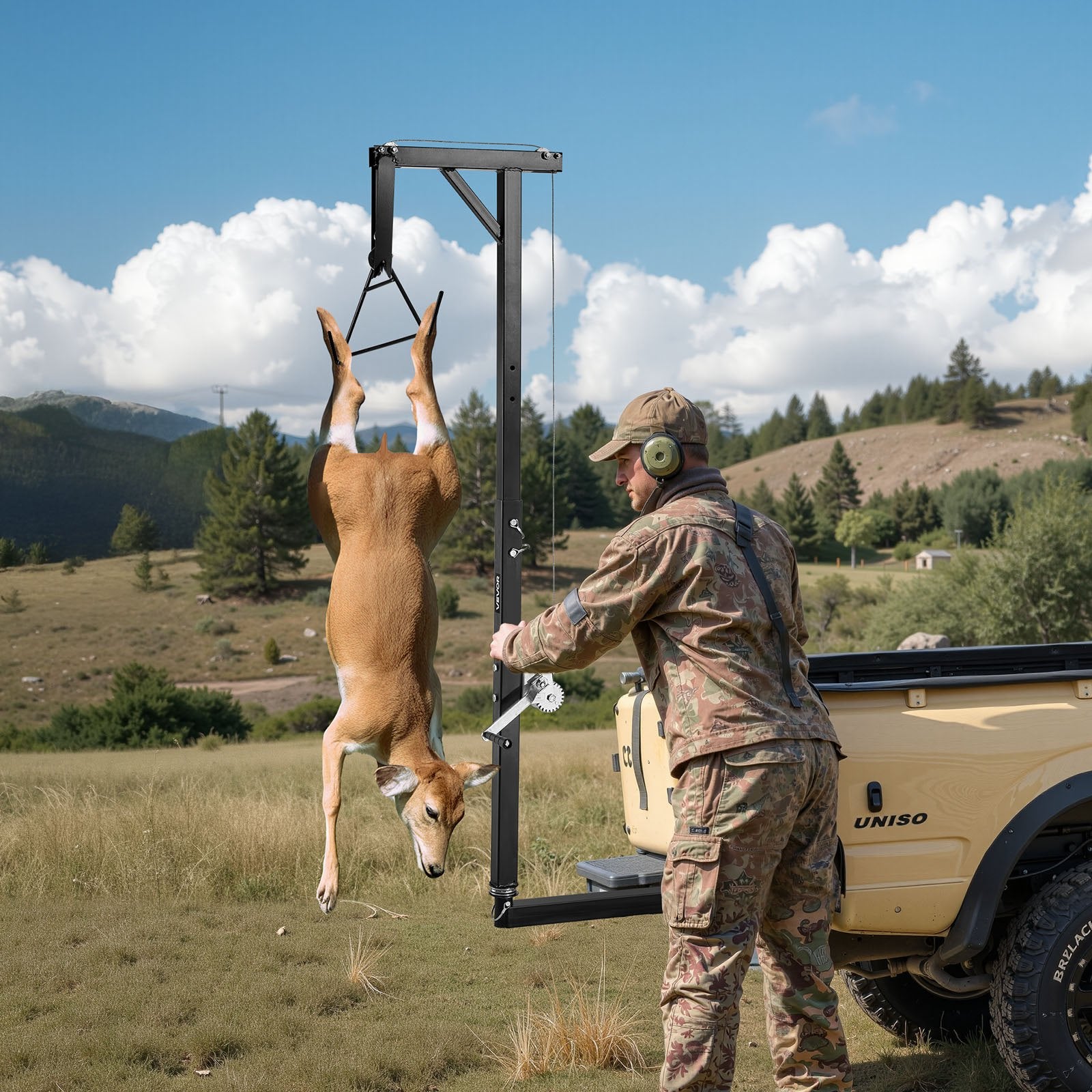 Žvėrienos pakėlėjas VEVOR HXCZDJ-11, 136 kg keliamoji galia