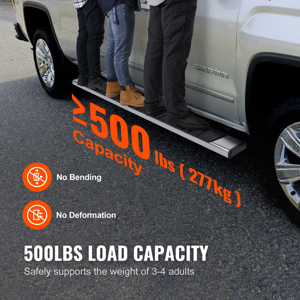 Šoniniai slenksčiai VEVOR Ford F150 / F-250 / F-350, 15 cm pločio