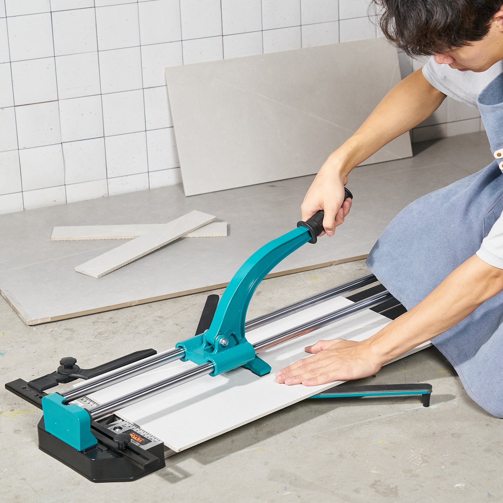 Rankinės plytelių pjovimo staklės VEVOR 8106C-8L/48", 1200 mm