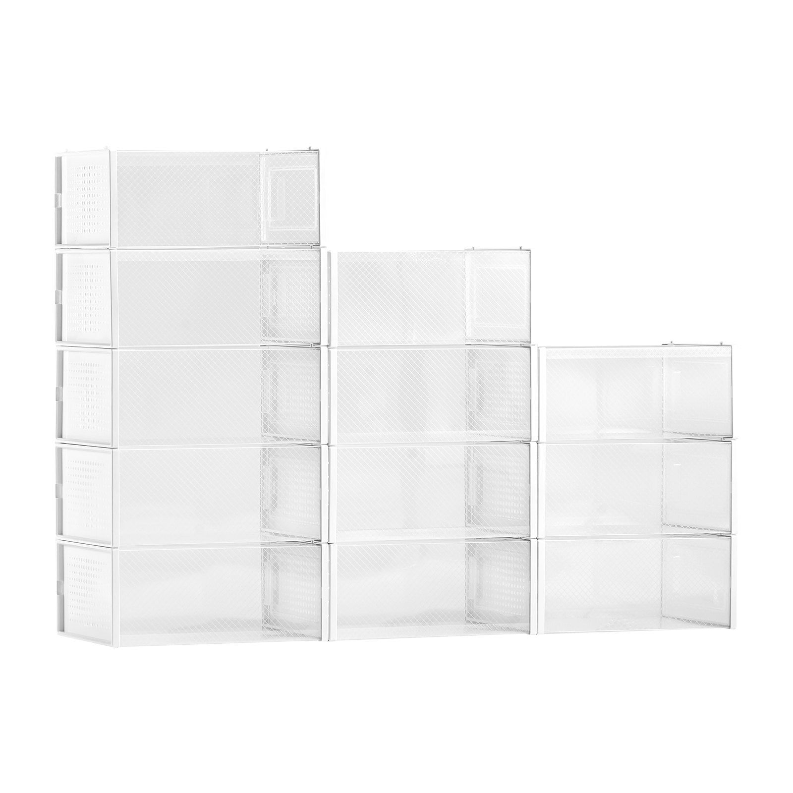 Batų laikymo dėžės VEVOR 3L-901NP-12E, 12 vnt. komplektas