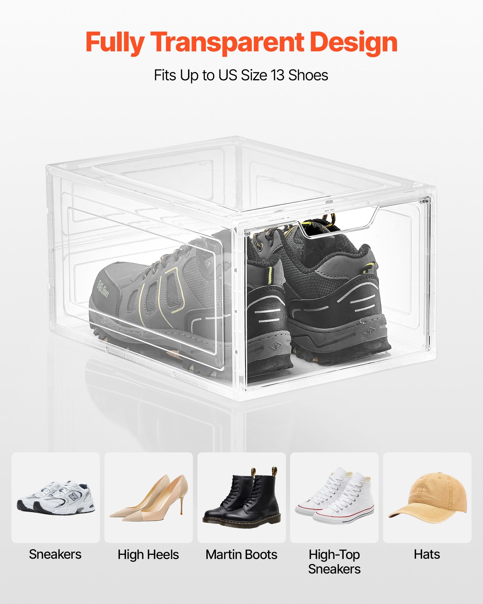 Batų dėžės VEVOR 3L-912-6E, 6 vnt. rinkinys