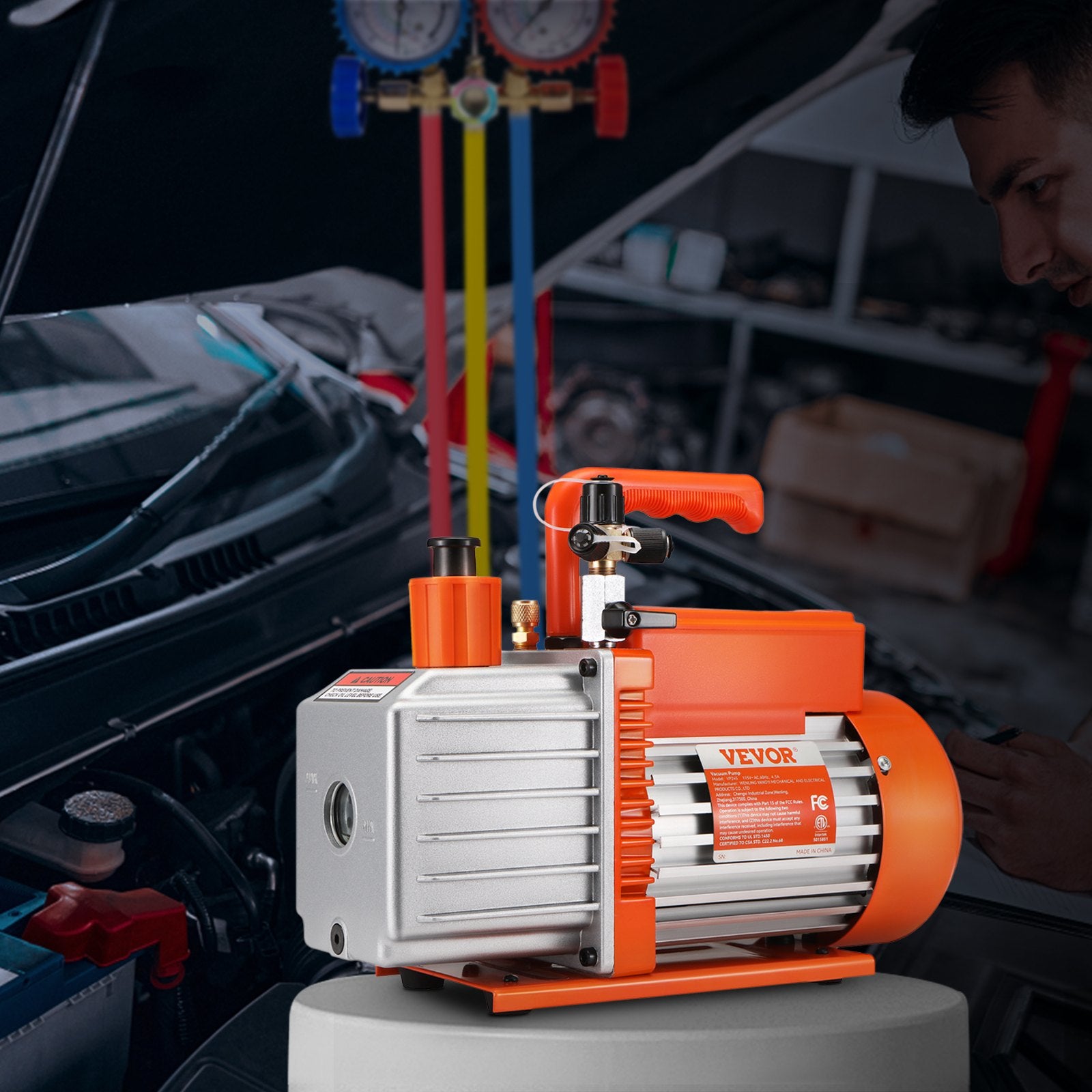 Vakuuminis siurblys VEVOR VP245, 142 l/min.