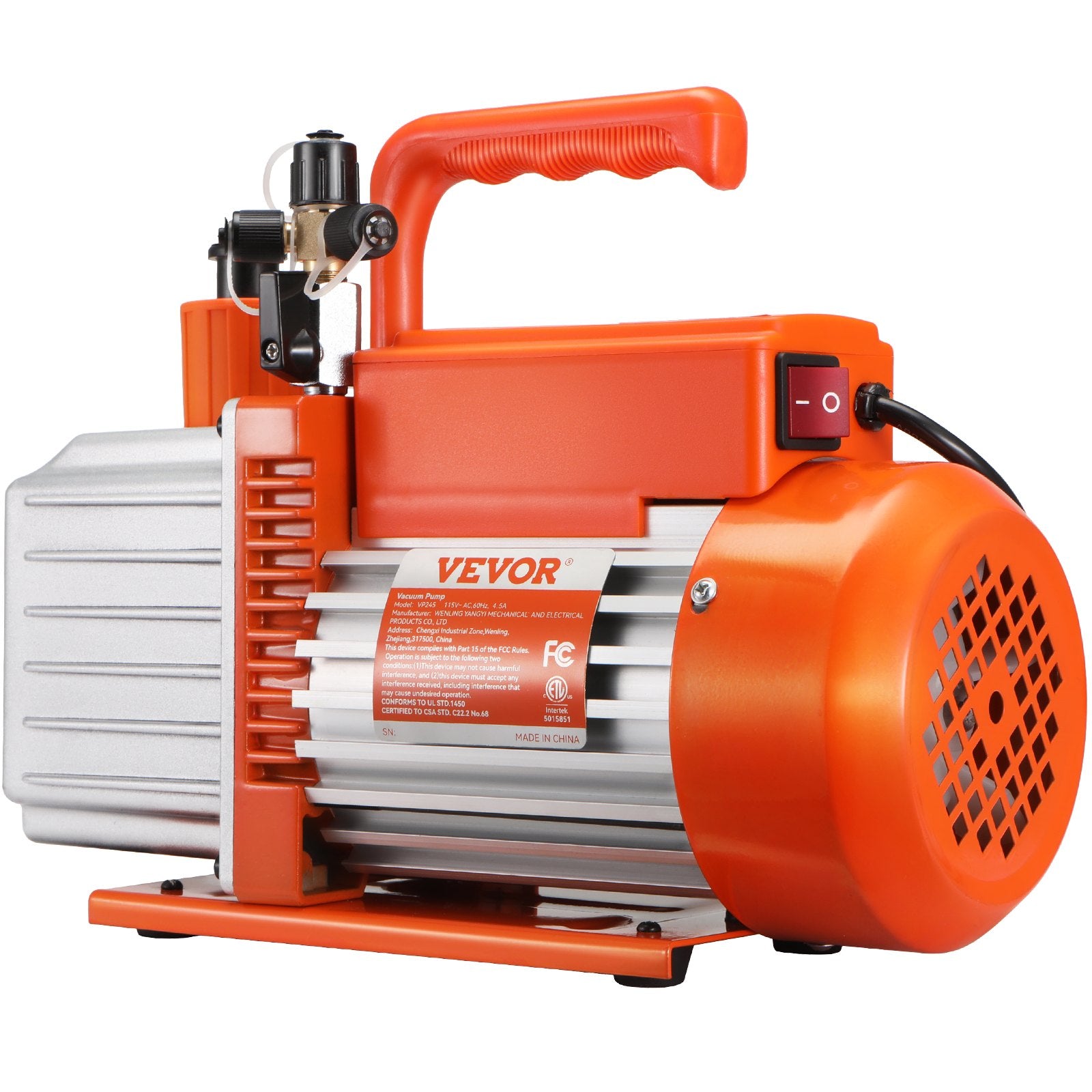 Vakuuminis siurblys VEVOR VP245, 142 l/min.