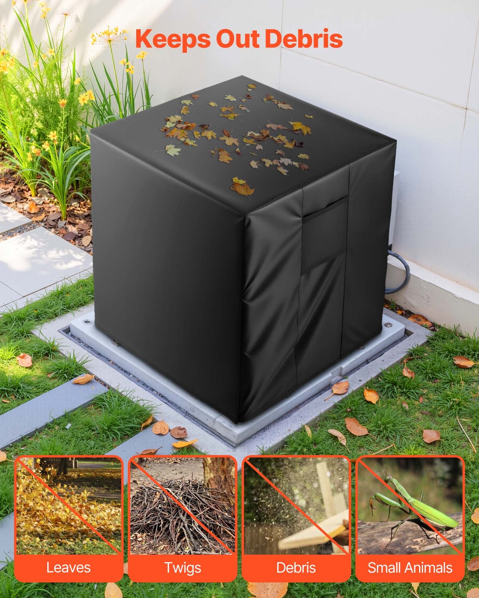 Oro kondicionieriaus uždangalas VEVOR FT-SZ36, 914 x 914 x 1010 mm