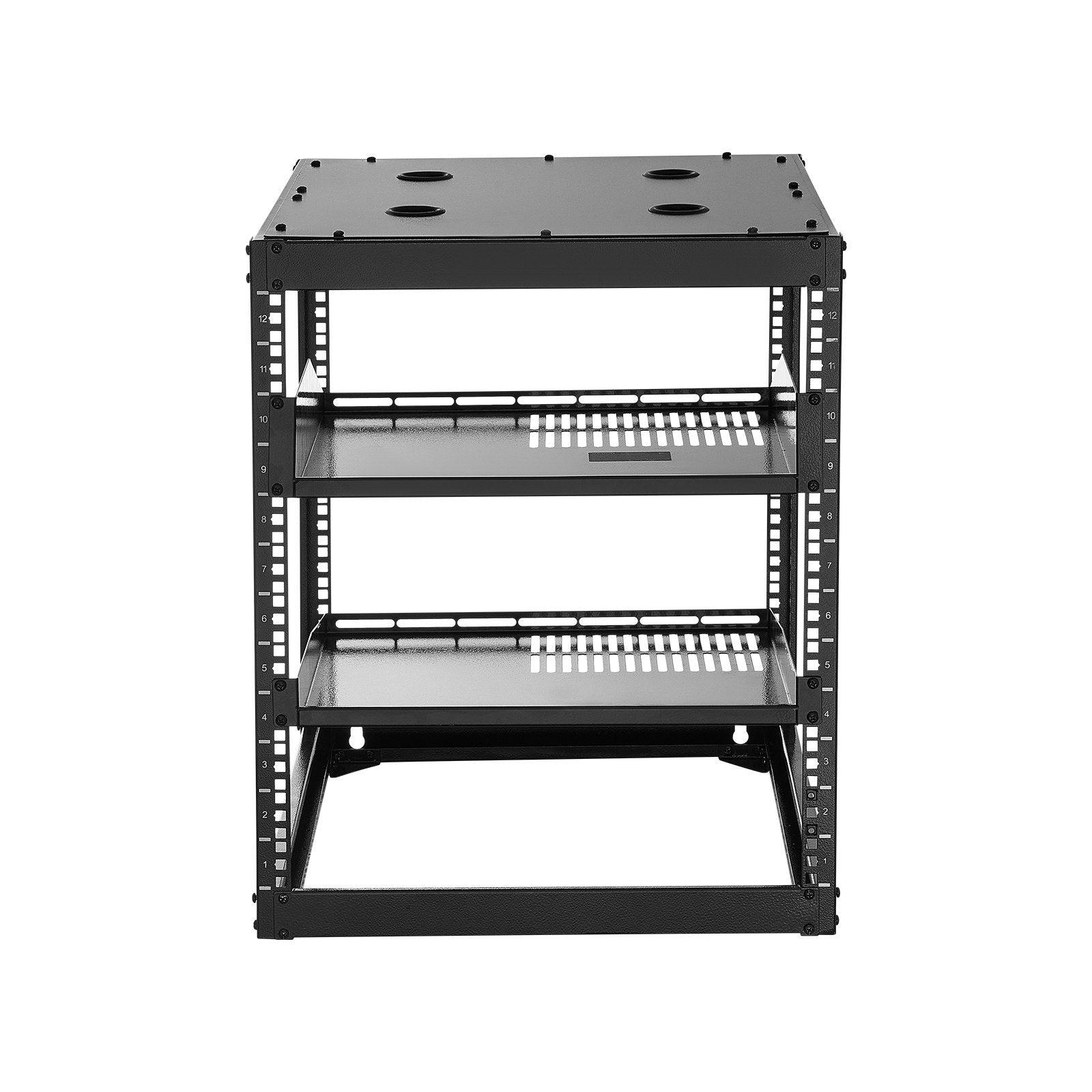 Atviro rėmo tinklo spinta VEVOR SPT-504-12A, 12U
