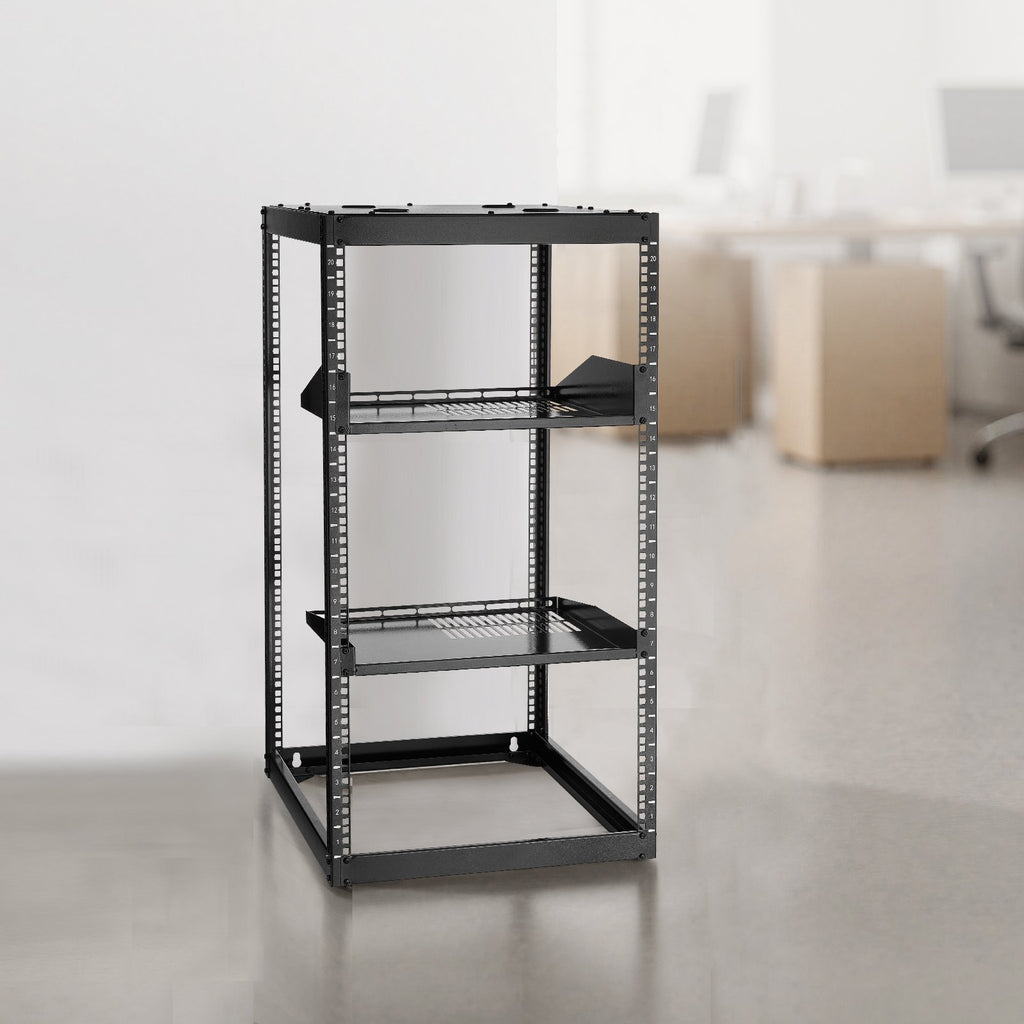 Atviro rėmo tinklo spinta VEVOR SPT-504-20A, 20U