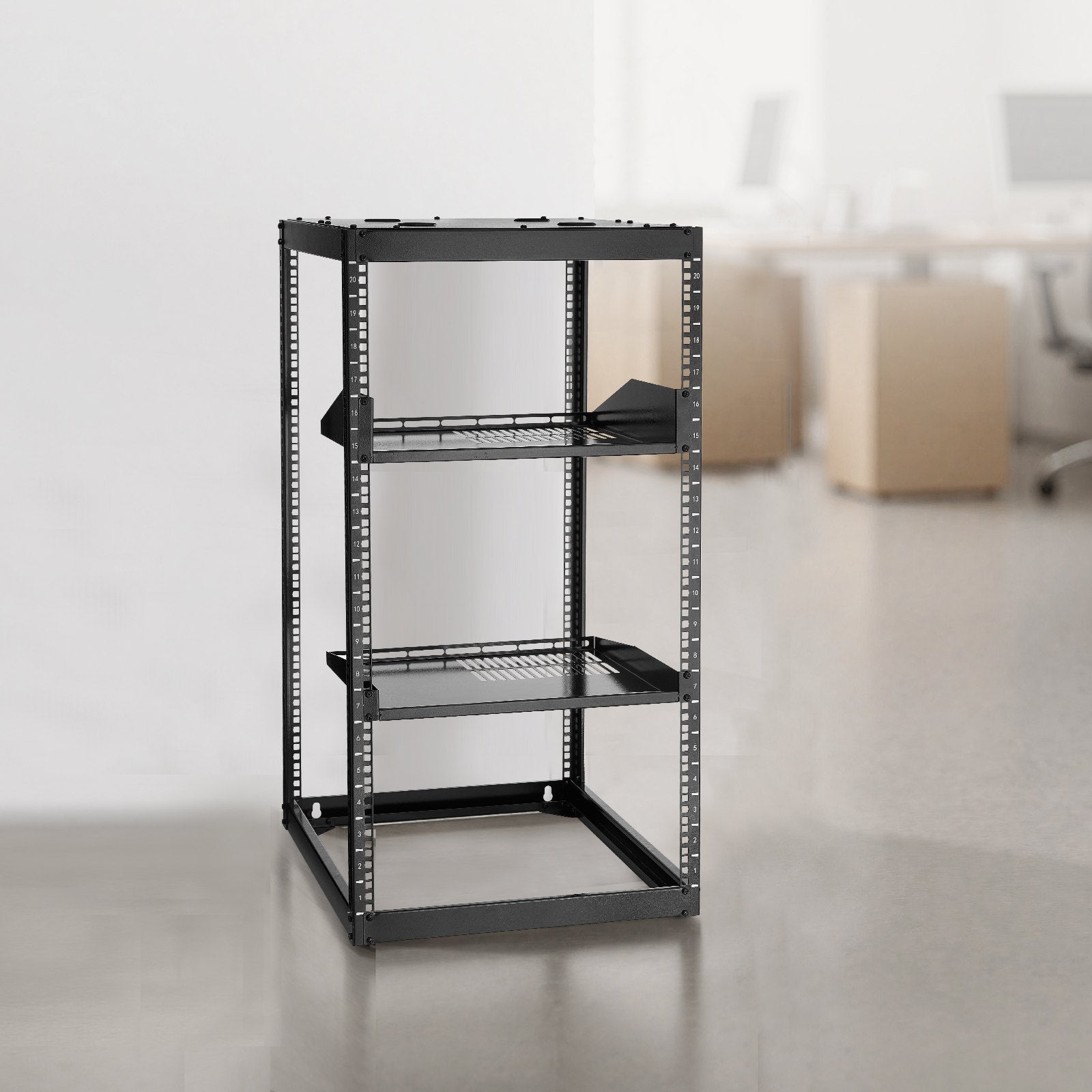Atviro rėmo tinklo spinta VEVOR SPT-504-20A, 20U