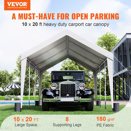 Automobilių stoginė VEVOR 10x20 ft, 3x6 m