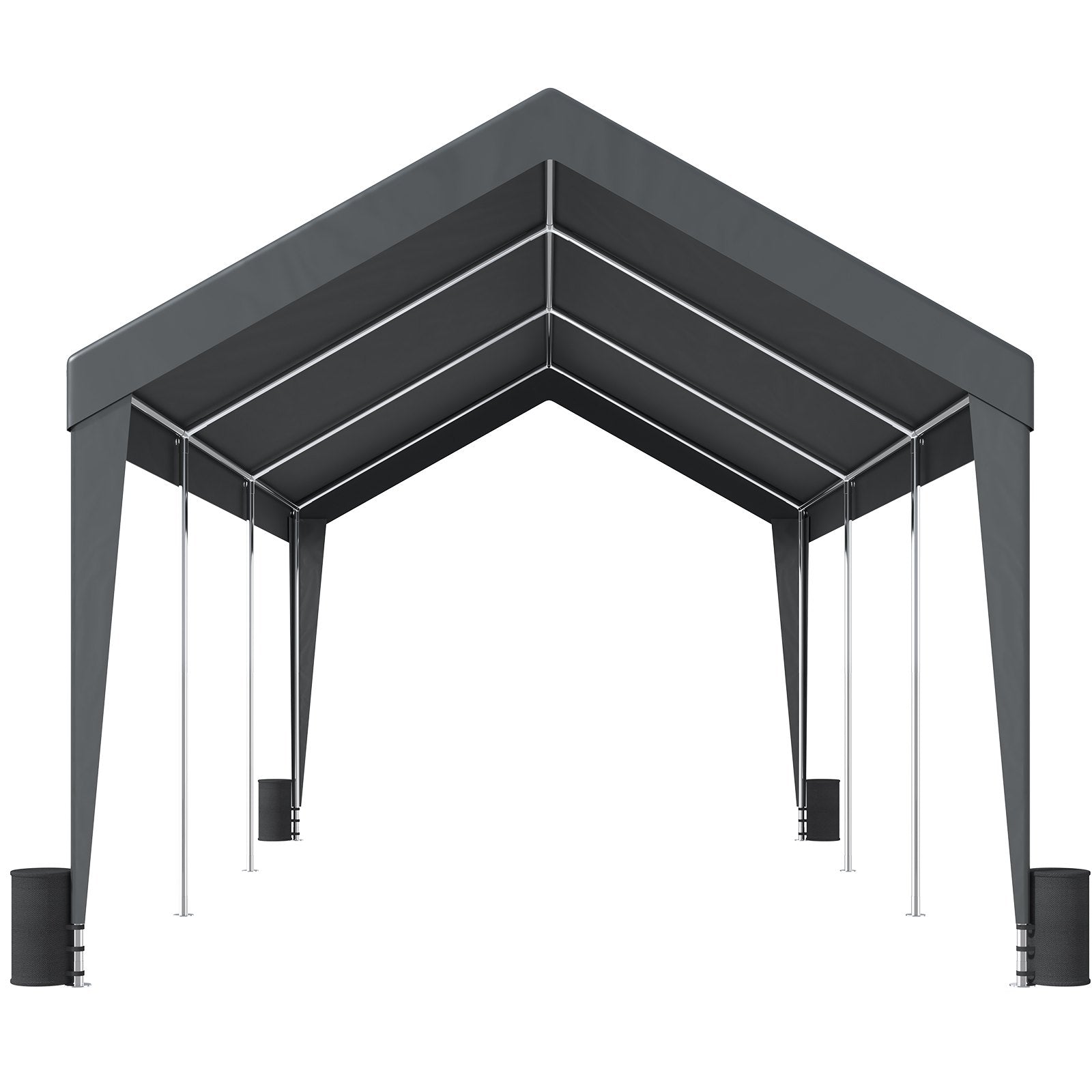 Automobilio stoginė-palapinė VEVOR 3 x 6 m, 8 atraminiai stulpai