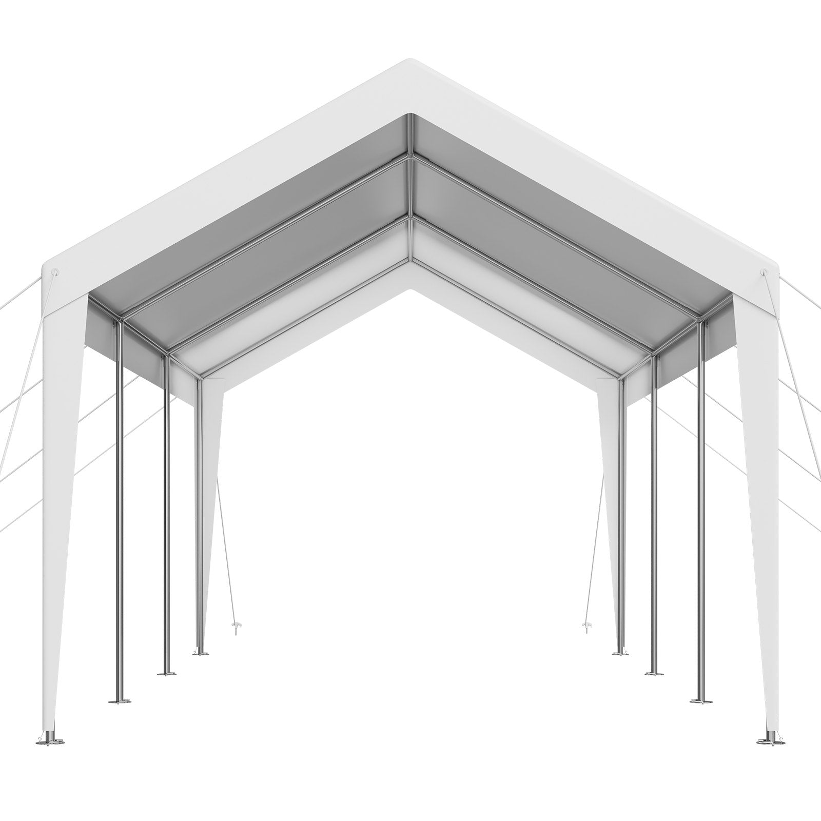 Automobilių stoginė VEVOR SXYJSCK-KFS1020FT-W, 3 x 6 m