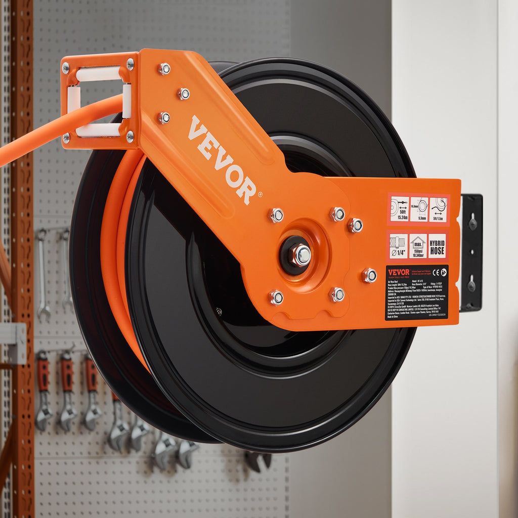 Automatinė oro žarnos ritė VEVOR NT-A15, 15,24 m