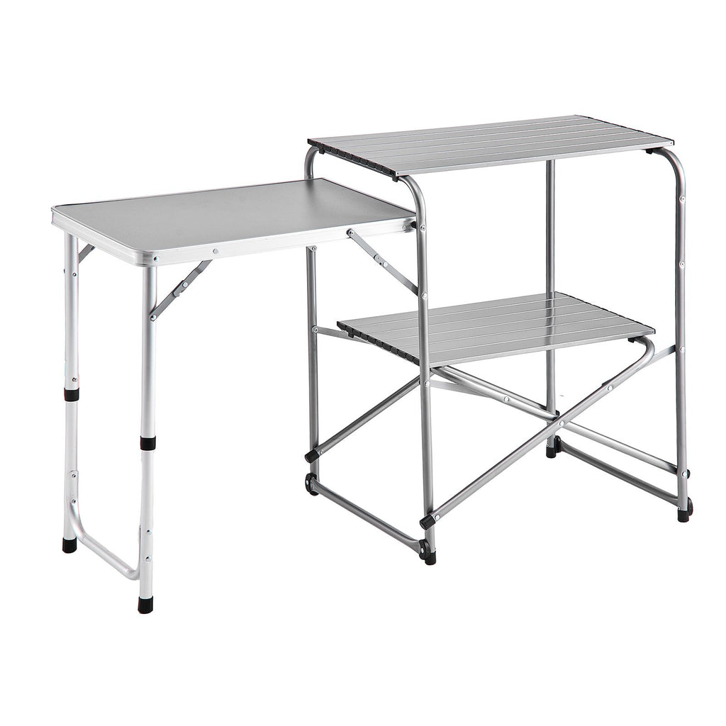 Sulankstomas stovyklavimo stalas-virtuvė VEVOR 12045, 40 kg apkrova
