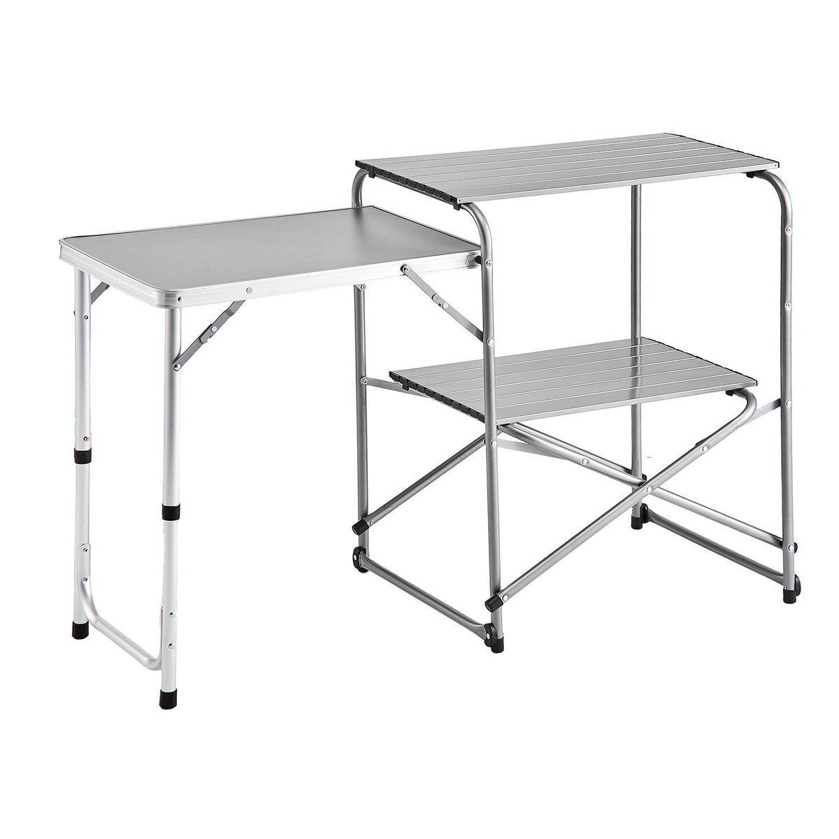 Sulankstomas stovyklavimo stalas-virtuvė VEVOR 12045, 40 kg apkrova
