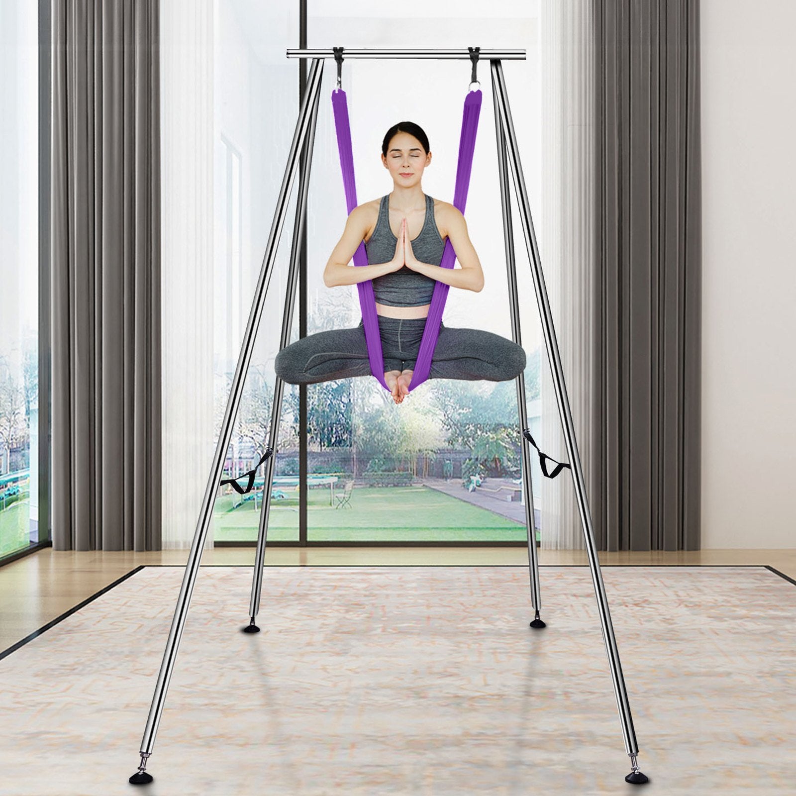 Oro jogos stovas su hamaku VEVOR HM-559P12, 250 kg apkrova