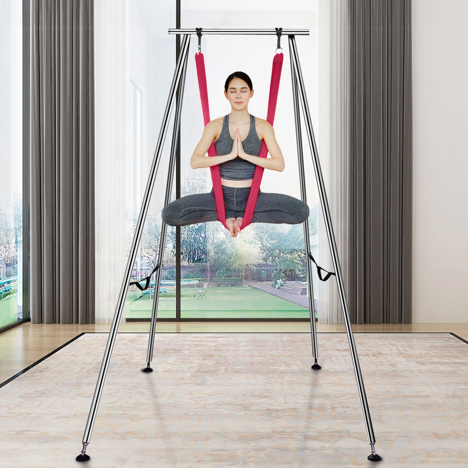 Oro jogos stovas su hamaku VEVOR HM-559WR6, 250 kg apkrova