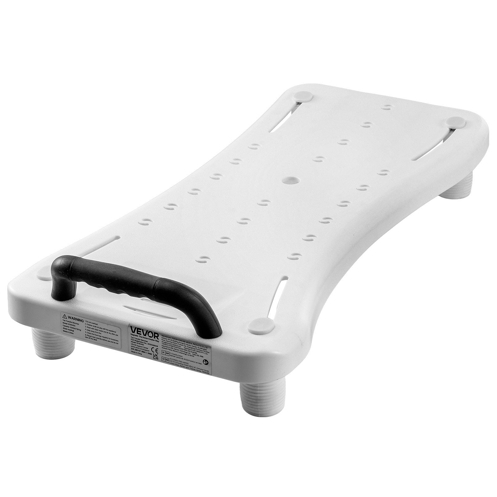 Vonios suoliukas-perkėlimo lenta VEVOR SC6045C, 150 kg apkrova