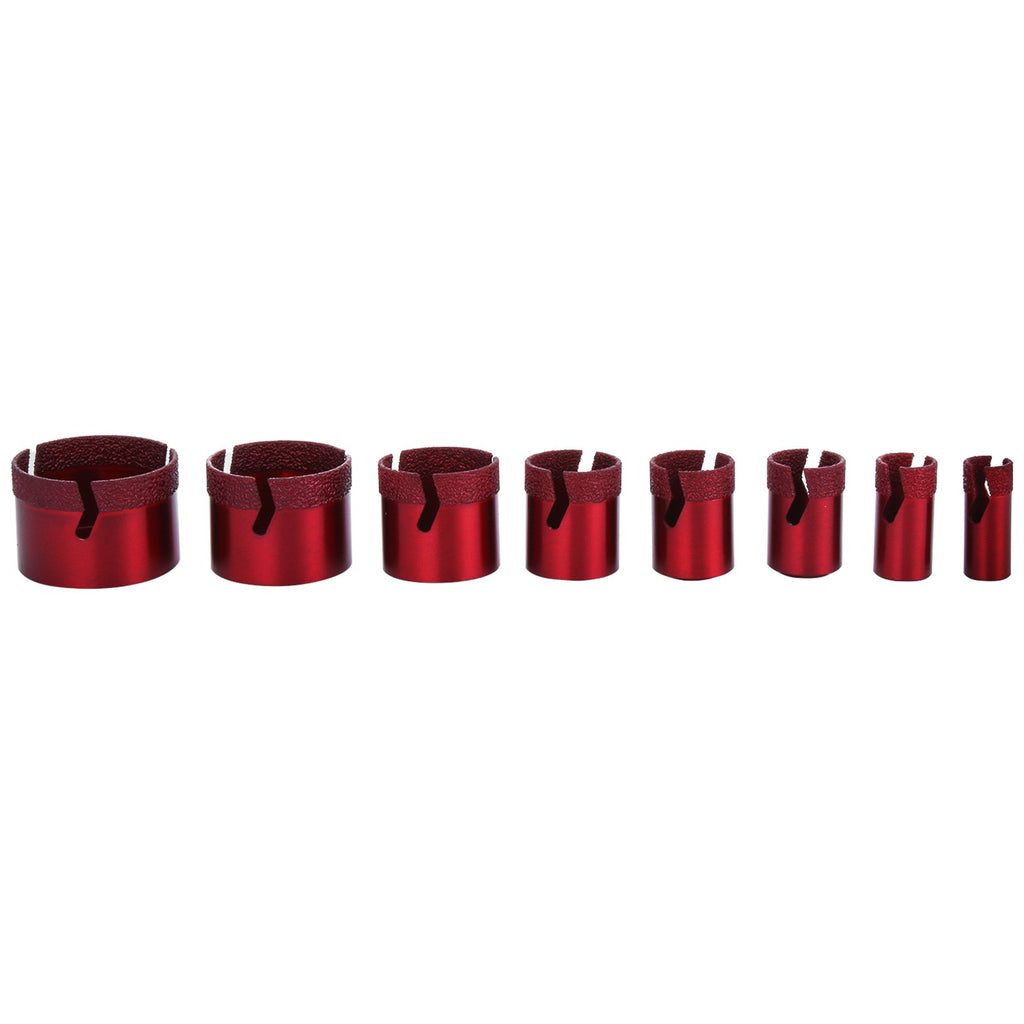 Deimantinių karūninių grąžtų rinkinys VEVOR KKQ8P, 20-68 mm