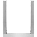 Lauko virtuvės apdailos rėmas VEVOR, 309 x 457 mm išpjovai, nerūdijantis plienas