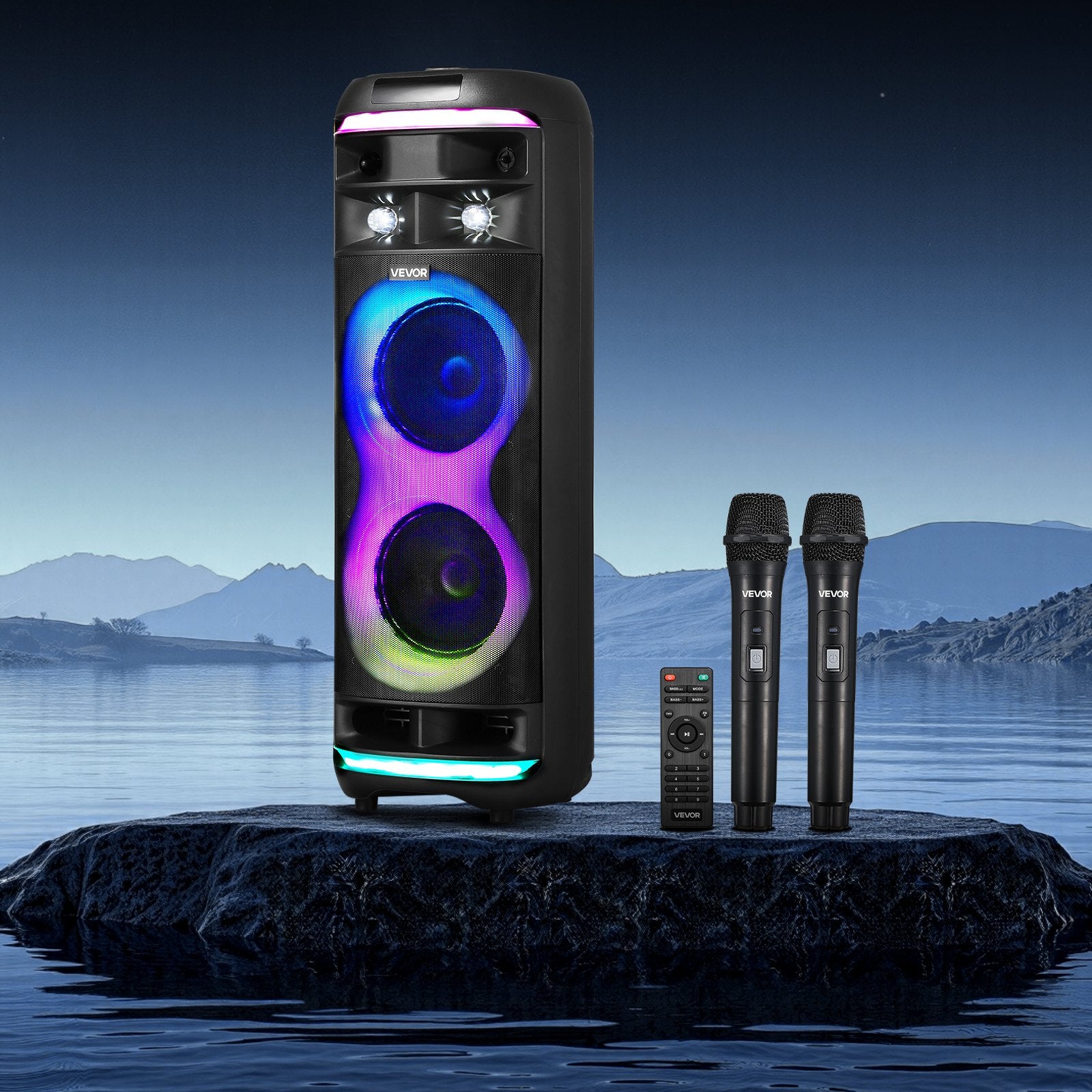 Karaoke sistema VEVOR AP-552, 80W