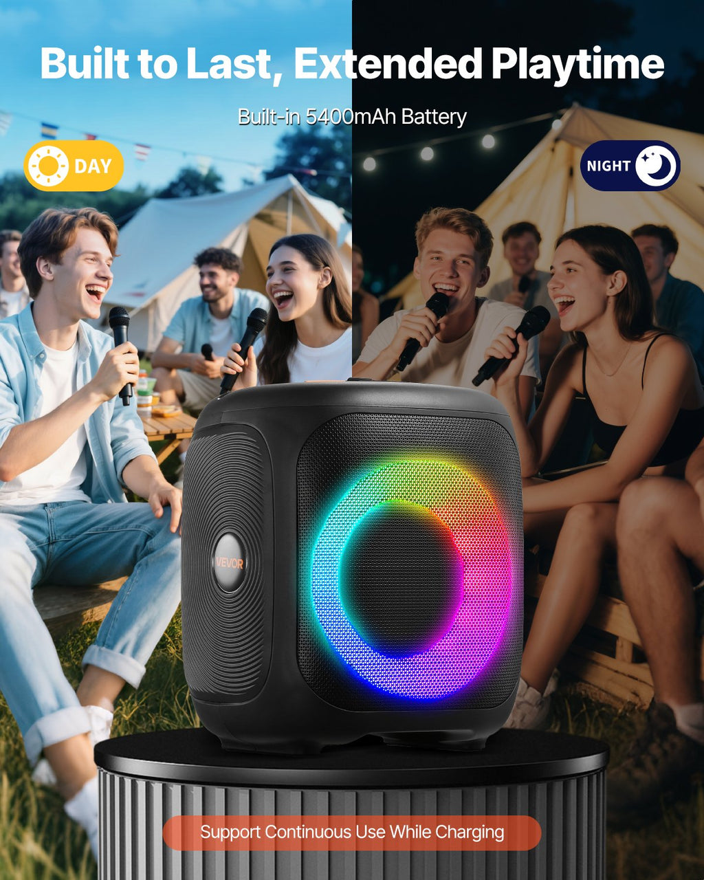 Karaoke sistema VEVOR AP-2401, 15W