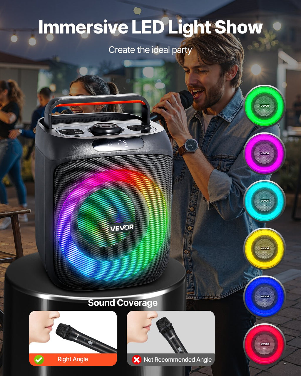 Karaoke aparatas VEVOR AP-G568, 30W