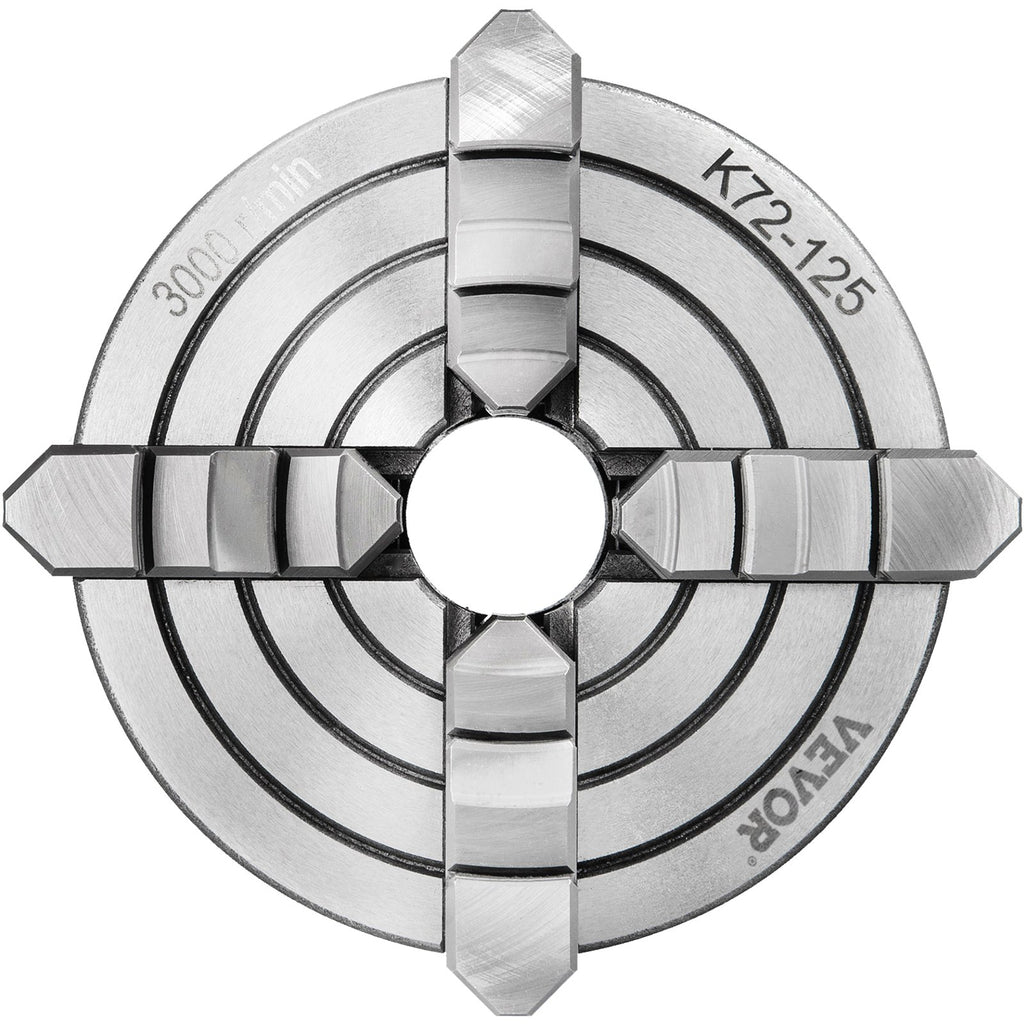 Tekinimo staklių griebtuvas VEVOR K72-125, 125 mm