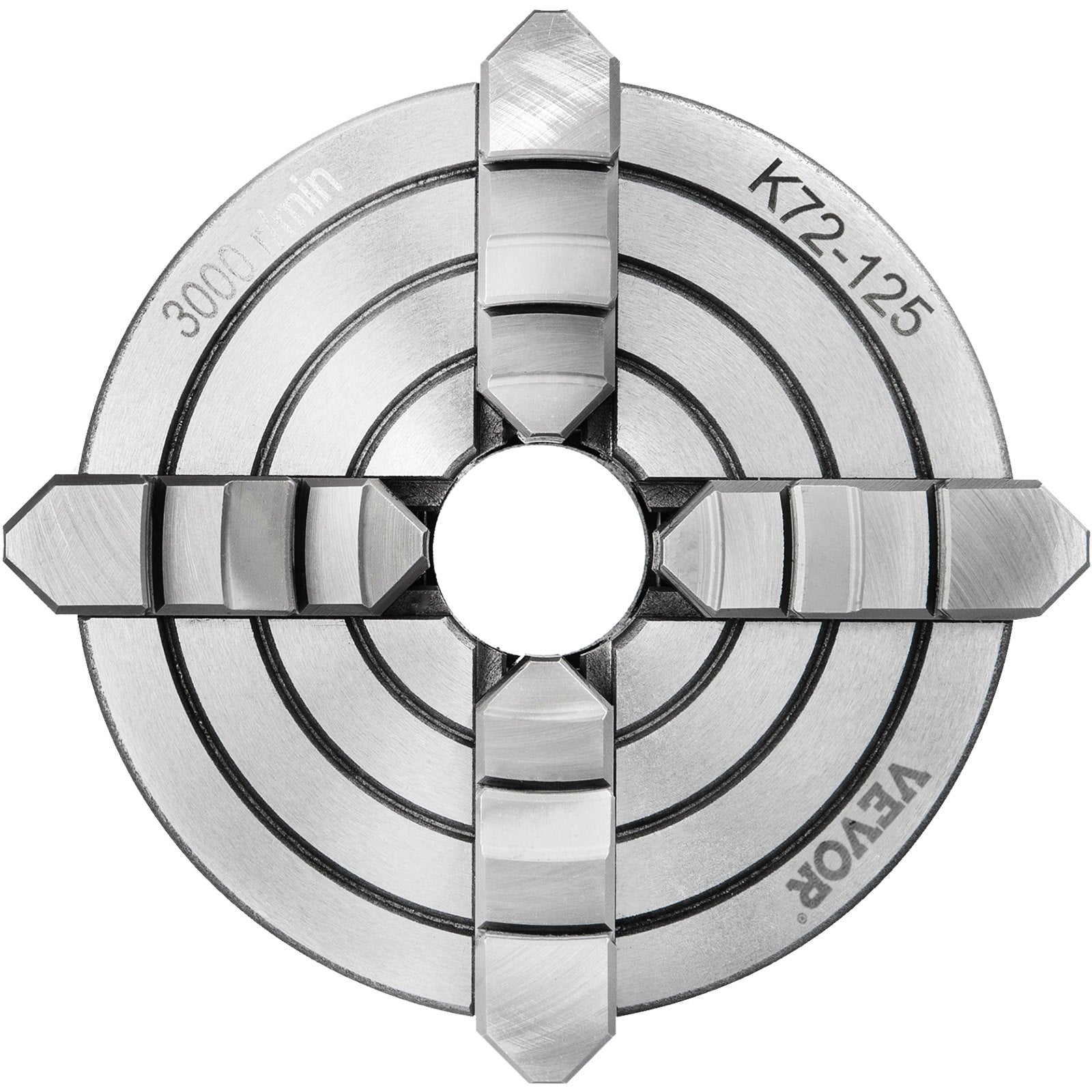 Tekinimo staklių griebtuvas VEVOR K72-125, 125 mm
