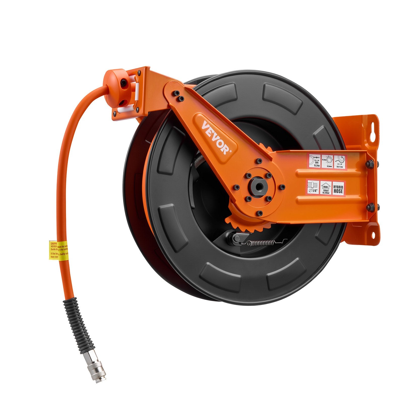 Automatinė oro žarnos ritė VEVOR NTS-A15B, 15 m