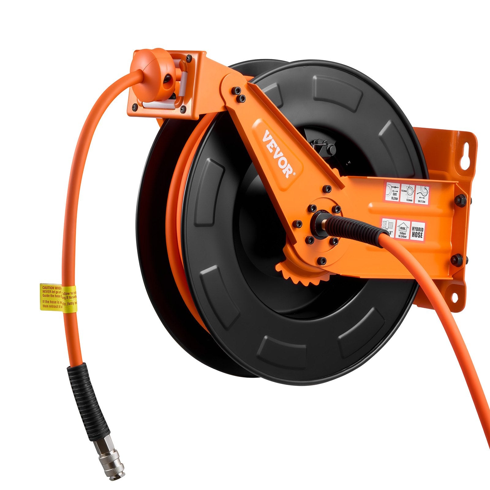 Automatinė oro žarnos ritė VEVOR NTS-A15B, 15 m