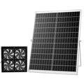 Saulės energija varomas ventiliatorius VEVOR 25W-XC12025X12Z, 25W
