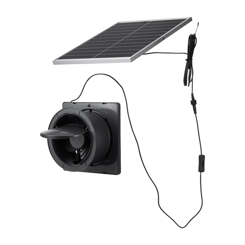 Saulės energija varomas ventiliatorius VEVOR JRD-03, 25 W