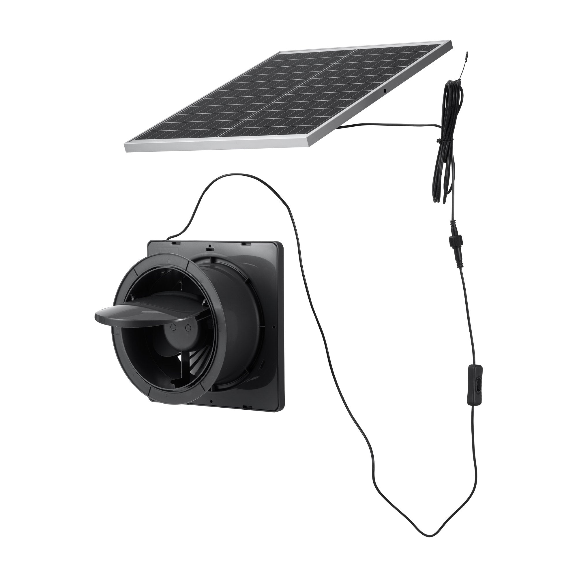 Saulės energija varomas ventiliatorius VEVOR JRD-03, 25 W
