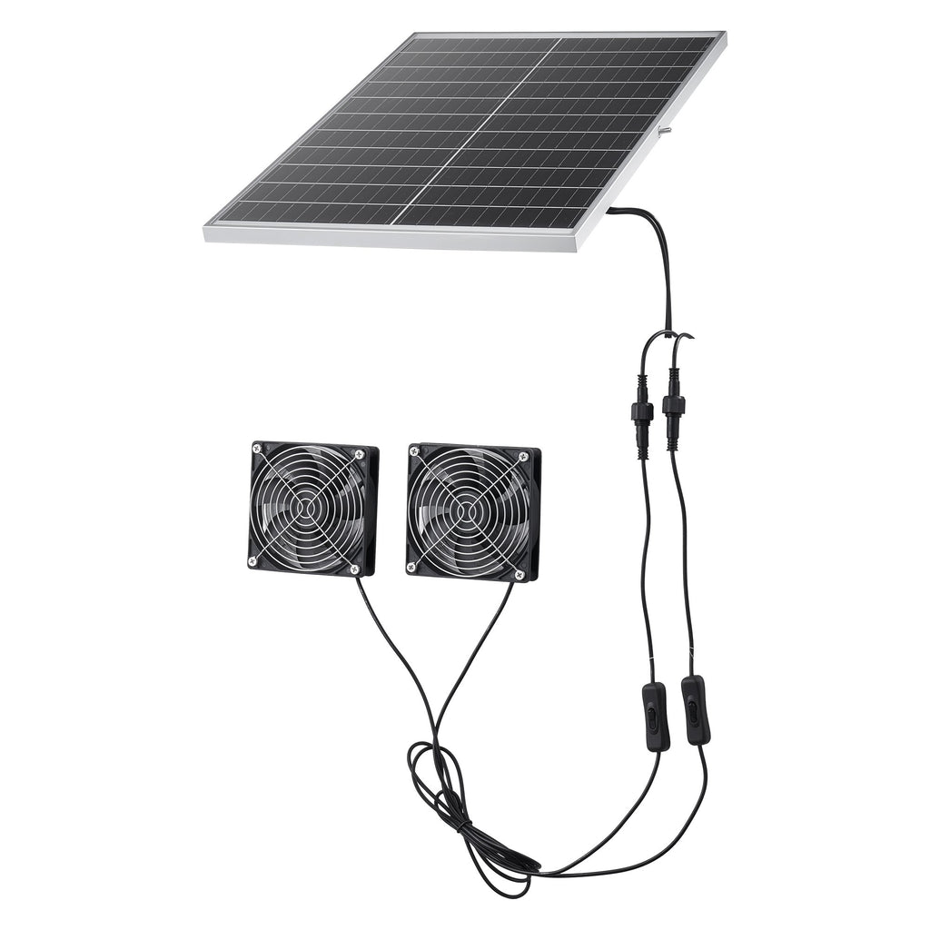 Saulės energija varomas ventiliatorius VEVOR 30W-XC12025X12Z, 30 W