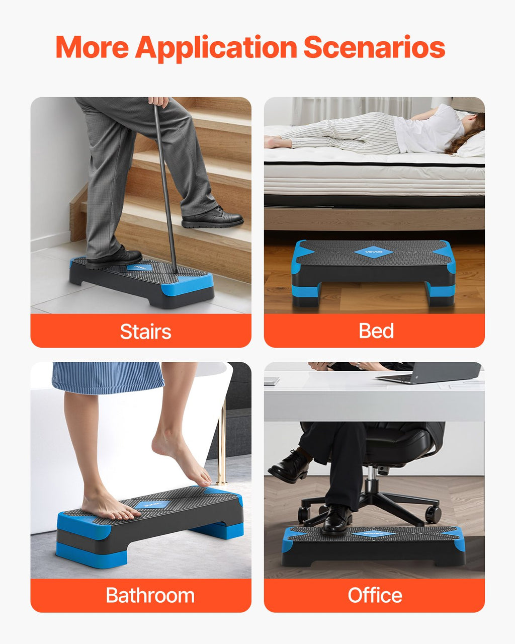 Aerobikos step platforma VEVOR CD-T012, 250 kg apkrova