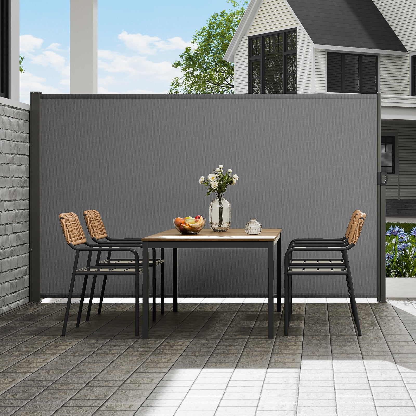 Ištraukiama šoninė markizė VEVOR H038, 180x300 cm